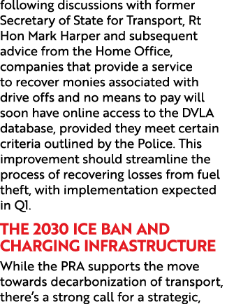 following discussions with former Secretary of State for Transport, Rt Hon Mark Harper and subsequent advice from the...