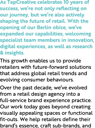 As TapCreative celebrates 10 years of success, we’re not only reflecting on our journey, but we’re also actively shap...