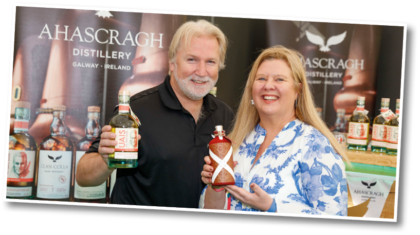 31/05/2024 Bord Bia Bloom 2024 Ahascragh Distillery Gareth and Michelle McAllister.   Photo: Fennell Photo