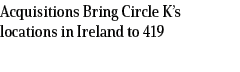 Acquisitions Bring Circle K’s locations in Ireland to 419