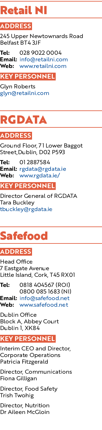 Retail NI ADDRESS 245 Upper Newtownards Road Belfast BT4 3JF Tel: 028 9022 0004 Email: info@retailni.com Web: www.ret...