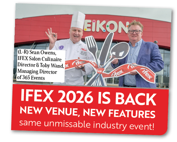 (L R) Sean Owens, IFEX Salon Culinaire Director & Toby Wand, Managing Director of 365 Events,IFEX 2026 is back New ve...