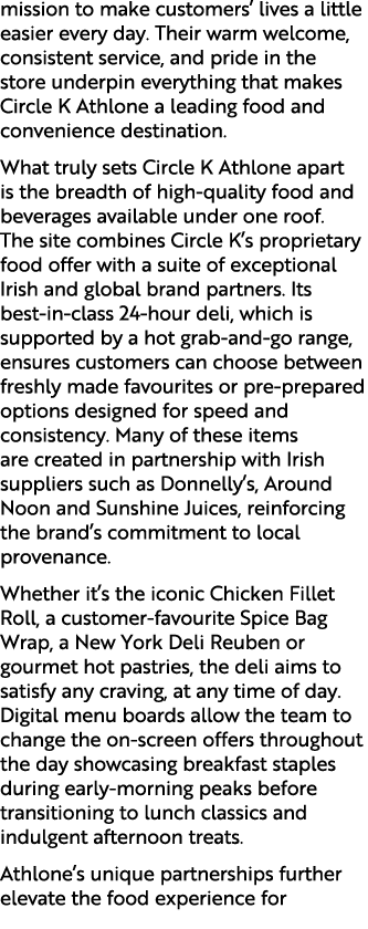mission to make customers’ lives a little easier every day. Their warm welcome, consistent service, and pride in the ...
