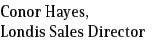 Conor Hayes, Londis Sales Director