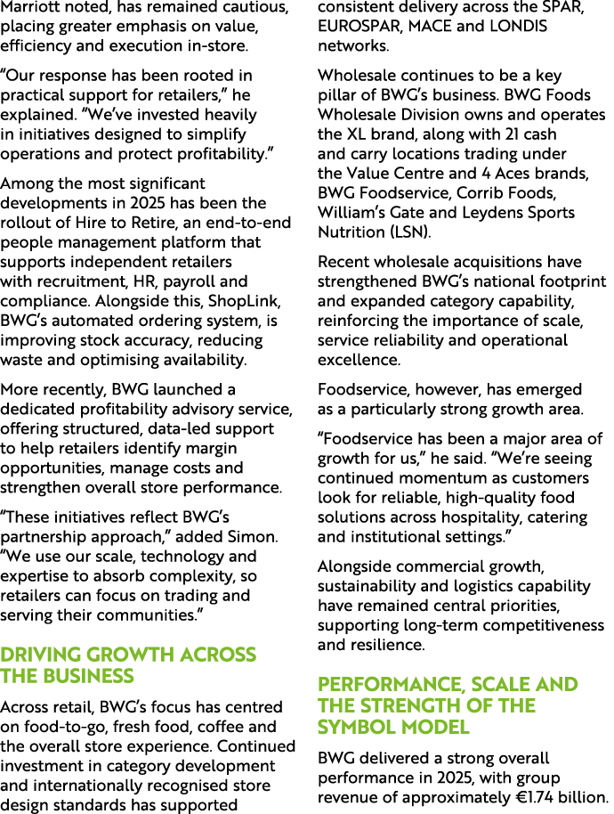 Marriott noted, has remained cautious, placing greater emphasis on value, efficiency and execution in store. “Our res...