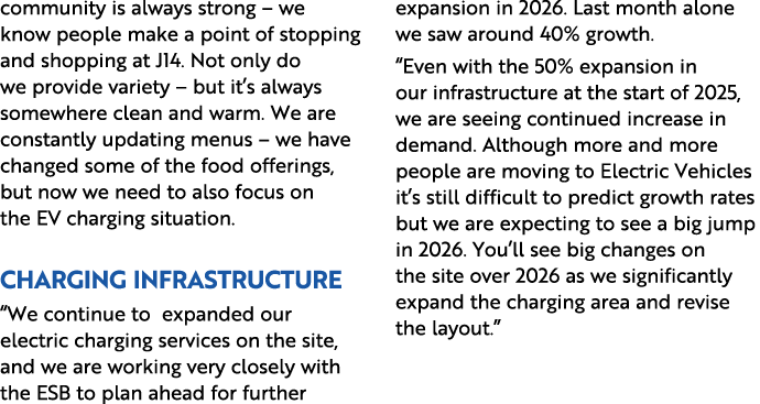 community is always strong – we know people make a point of stopping and shopping at J14. Not only do we provide vari...