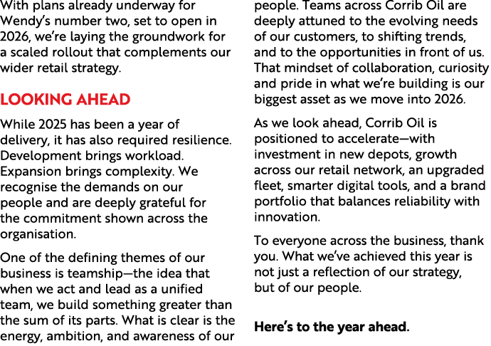 With plans already underway for Wendy’s number two, set to open in 2026, we’re laying the groundwork for a scaled rol...
