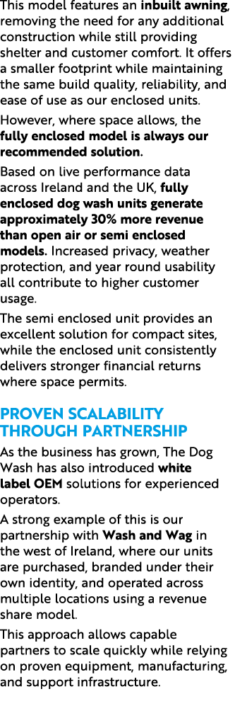 This model features an inbuilt awning, removing the need for any additional construction while still providing shelte...