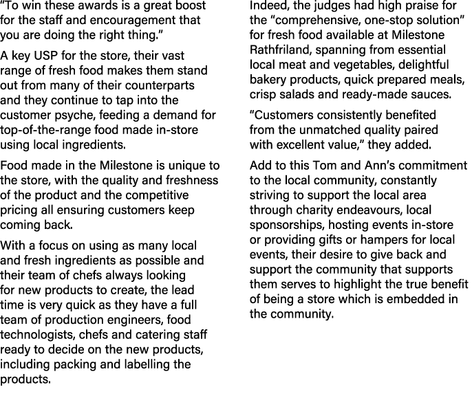 “To win these awards is a great boost for the staff and encouragement that you are doing the right thing.” A key USP ...
