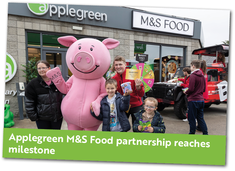 Applegreen M&S Food partnership reaches milestone
