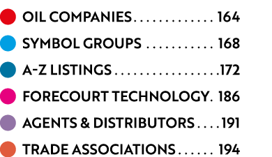 ￼ Oil Companies 164 ￼ Symbol Groups 168 ￼ A Z Listings 172 ￼ forecourt technology 186 ￼ Agents & Distributors 191 ￼ T...
