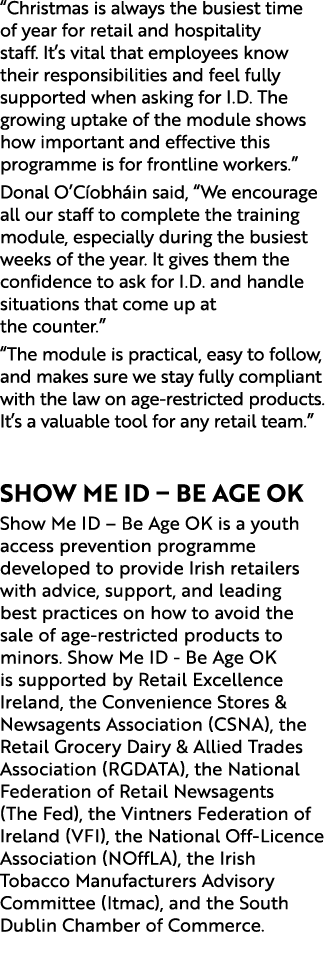 “Christmas is always the busiest time of year for retail and hospitality staff. It’s vital that employees know their ...