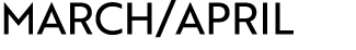 March/April