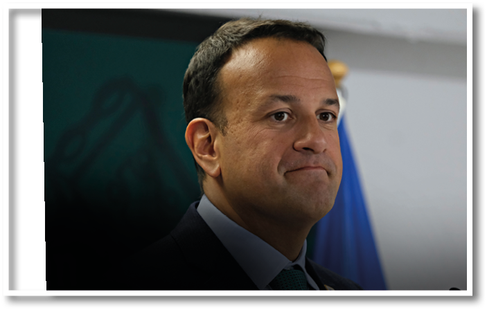 Brussels, Belgium. 21st June 2019. Irish Prime Minister Leo Varadkar gives a media conference at the conclusion of an EU summit. 
