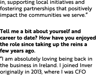 in, supporting local initiatives and fostering partnerships that positively impact the communities we serve.” Tell me...