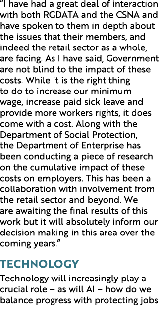 “I have had a great deal of interaction with both RGDATA and the CSNA and have spoken to them in depth about the issu...