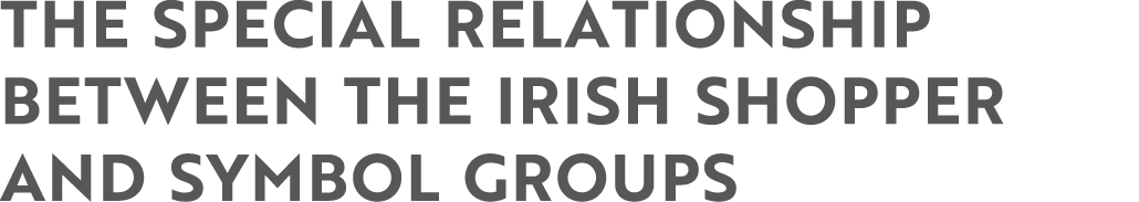 The Special Relationship between the Irish Shopper and Symbol Groups 