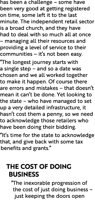 has been a challenge – some have been very good at getting registered on time, some left it to the last minute. The i...