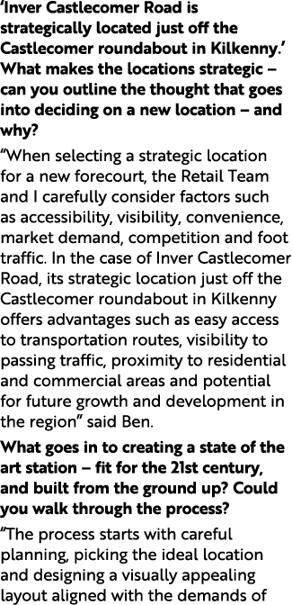 ‘Inver Castlecomer Road is strategically located just off the Castlecomer roundabout in Kilkenny.’ What makes the loc...