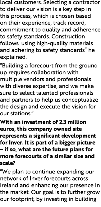 local customers. Selecting a contractor to deliver our vision is a key step in this process, which is chosen based on...