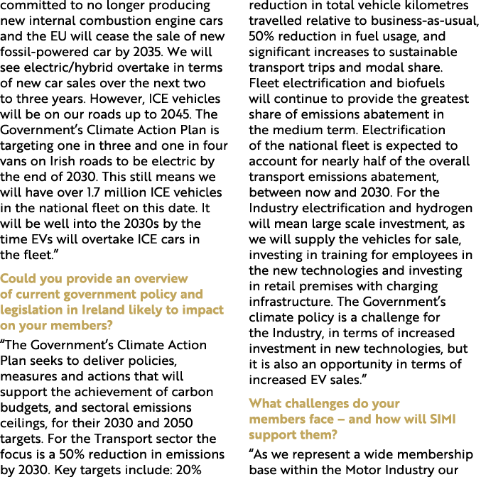 committed to no longer producing new internal combustion engine cars and the EU will cease the sale of new fossil pow...