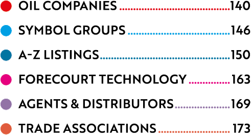 ￼ Oil Companies 140 ￼ Symbol Groups 146 ￼ A Z Listings 150 ￼ forecourt technology 163 ￼ Agents & Distributors 169 ￼ T...