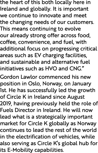the heart of this both locally here in Ireland and globally. It is important we continue to innovate and meet the cha...