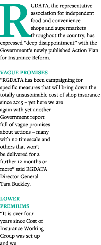 RGDATA, the representative association for independent food and convenience shops and supermarkets throughout the cou   