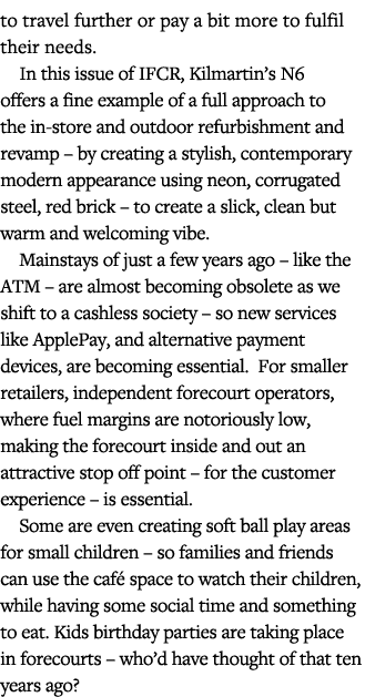 to travel further or pay a bit more to fulfil their needs  In this issue of IFCR, Kilmartin s N6 offers a fine exampl   