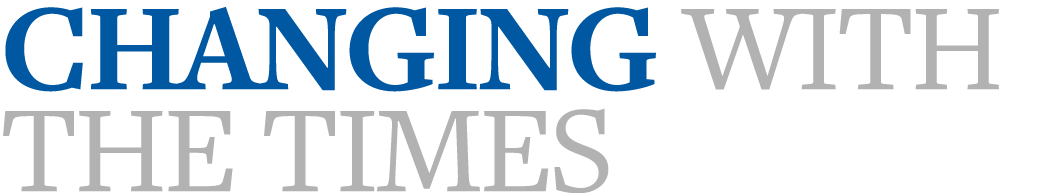 changing with the times