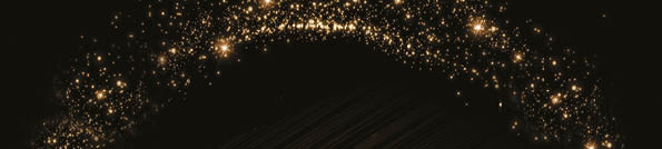 Elegant Shimmer of gold design with depth effect  Glitter particles  Magic fairy dust  Transparent design 