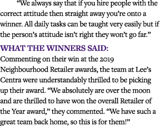  We always say that if you hire people with the correct attitude then straight away you re onto a winner  All daily t   