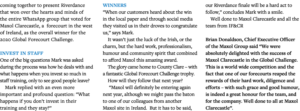 coming together to present Riverdance that won over the hearts and minds of the entire WhatsApp group that voted for    