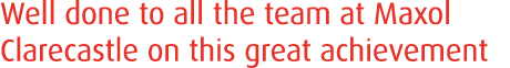 Well done to all the team at Maxol Clarecastle on this great achievement
