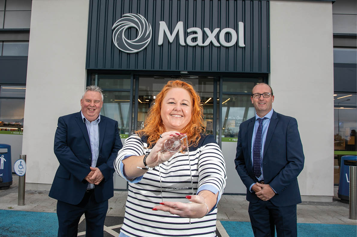 MAXOL CLARECASTLE WINS GLOBAL CHALLENGE DURING PANDEMIC  Challenge for cleaner & safer environments included leading forecourts from the USA, South Africa, South America, Ireland, and Australia  October 2020: Celebrations are underway in Clare this week with the news that Maxol Clarecastle has beaten off stiff competition from forecourt retailers across four continents to take first prize in a new global challenge  The Global Forecourt Experience Challenge is a new initiative that recognises teams for their cleanliness and safety efforts on-site during the COVID-19 pandemic Pic Arthur Ellis 