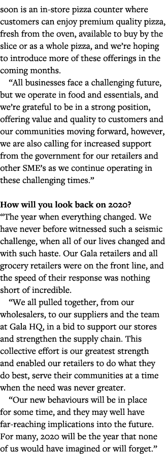 soon is an in-store pizza counter where customers can enjoy premium quality pizza, fresh from the oven, available to    