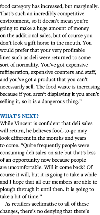 food category has increased, but marginally  That s such an incredibly competitive environment, so it doesn t mean yo   