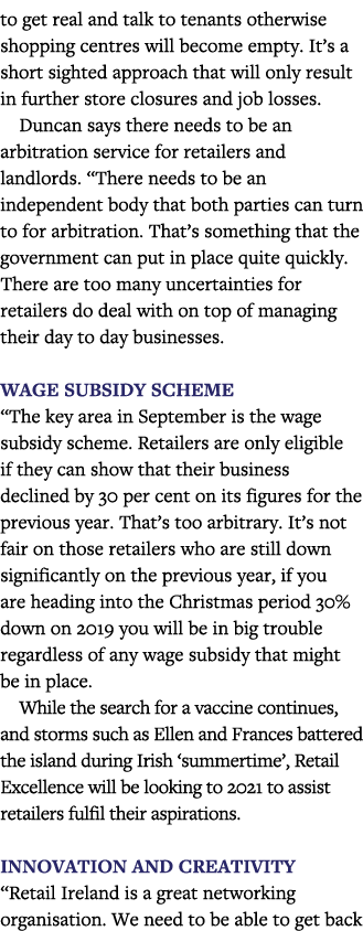 to get real and talk to tenants otherwise shopping centres will become empty  It s a short sighted approach that will   