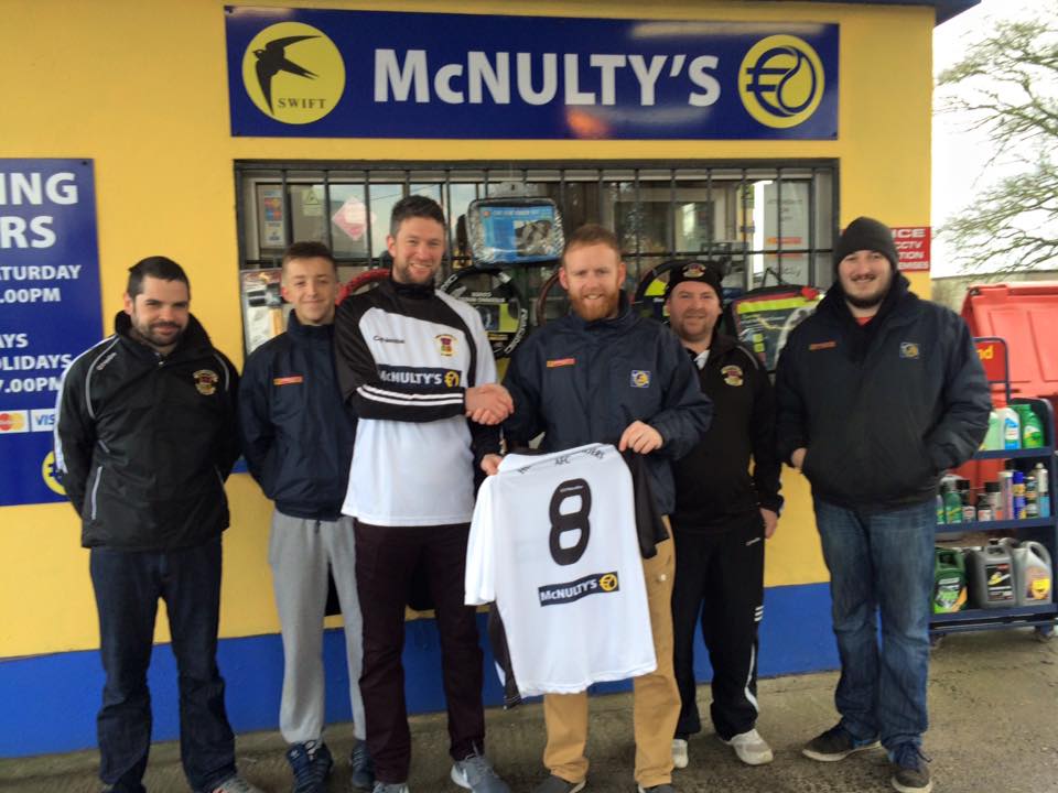 Eric presents freshly sponsored jerseys to local soccer club Hospital Crusaders FC