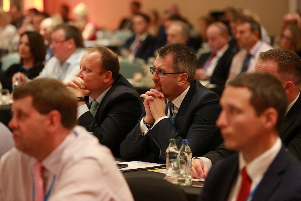 Delegates listen intently to the conference speakers during the Ireland’s Forecourt & Convenience Conference