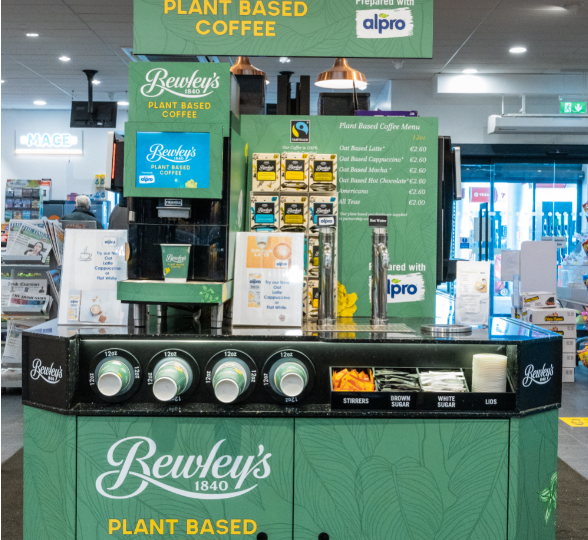 Bewley’s announce partnership with Alpro to market first plant-based coffee solution for convenience stores in Ireland