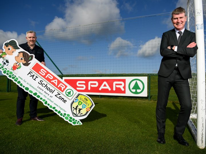 SPAR team up with Ireland manager Stephen Kenny to launch SPAR FAI School Zone