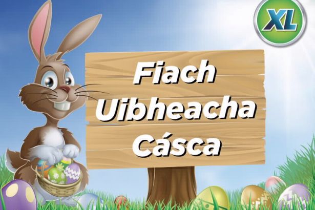 XL launching its Easter egg hunt – in Irish