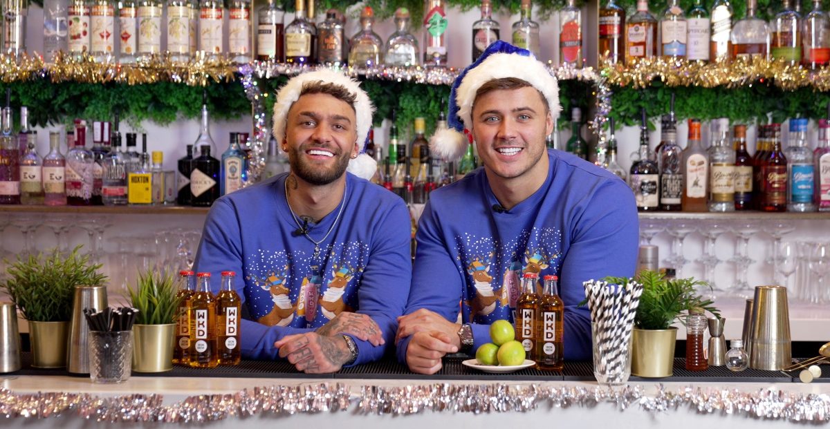 Love Island stars team up with WKD in festive campaign