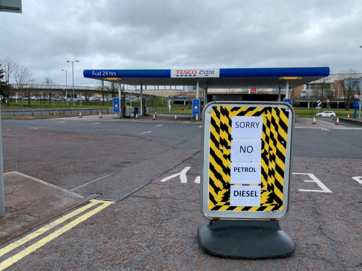 Belfast filling stations run out of fuel amid shortages