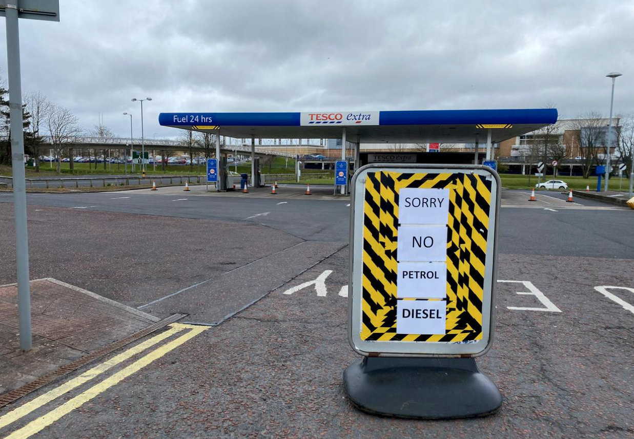 Belfast filling stations run out of fuel amid shortages