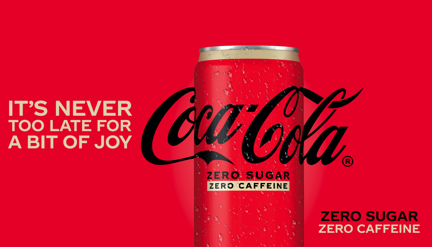 Coca-Cola Zero Sugar Zero Caffeine now available in Irish stores