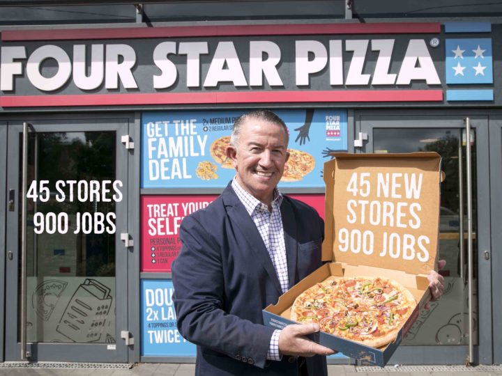 Four Star Pizza targets 45 new stores and 900 jobs across island of Ireland by 2025