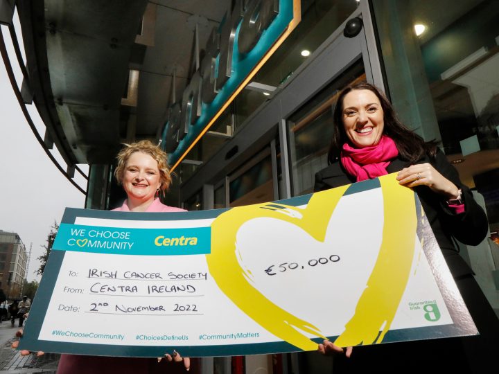 Centra charity drive raises €57,492 for Breast Cancer Awareness