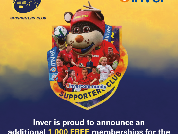 Inver backing Junior Munster Rugby Supporters Club